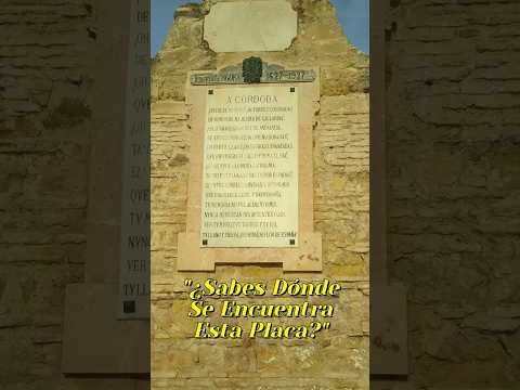¿Sabes dónde se encuentra este POEMA de GÓNGORA grabado en esta Placa y dedicado a CÓRDOBA? #shorts