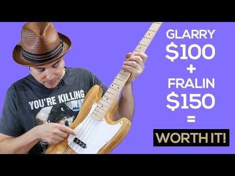 A $150 Pickup in a $100 Bass?  Glarry Short Scale Bass Upgrade With Fralin Split '51 P-Bass Pickup.