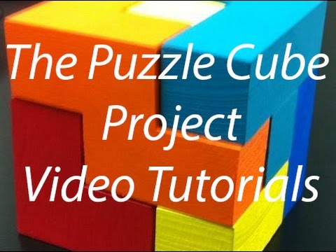 Beginner Tutorial 1 - Autodesk Inventor 2015 - The Puzzle Cube Project
