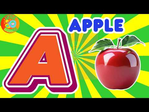 A to Z Phonics Sounds : A A Apple 🍎 | 123 and ABCD Song | Nursery Rhymes