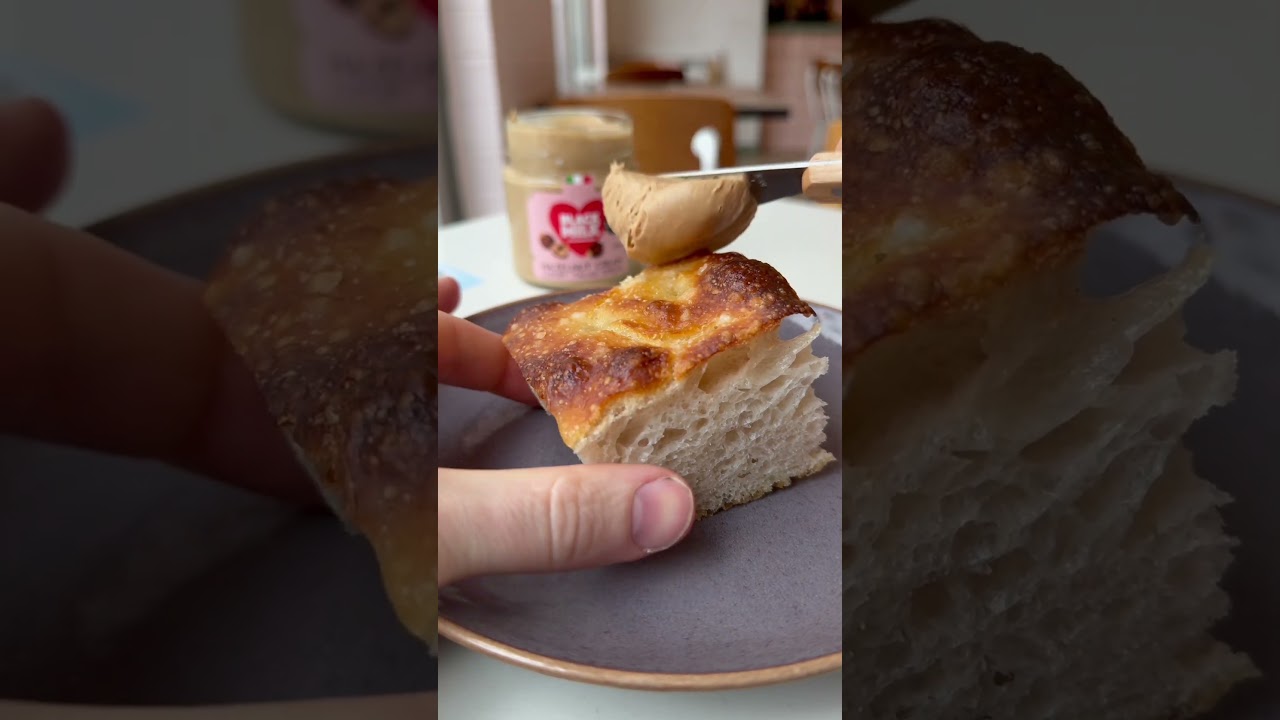 Hazelnut Cream on Focaccia