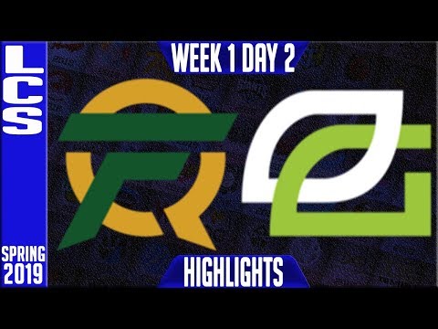 FLY vs OPT Highlights | LCS Spring 2019 Week 1 Day 2 | FlyQuest vs Optic Gaming