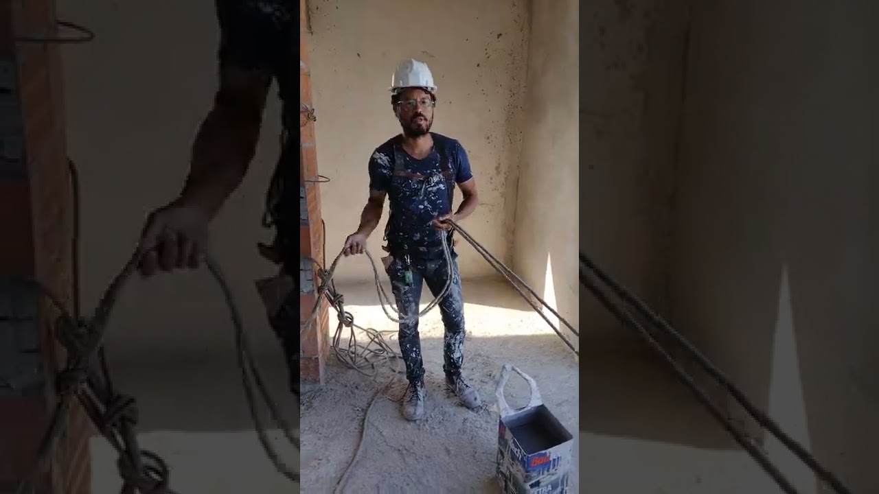 Como amarrar sua corda para descer na cadeirinha com segurança e profissionalismo. (11) 97771-8132