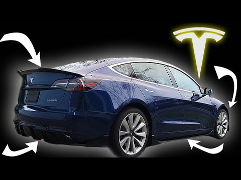 I Put A Full Body Kit On My Tesla...IT\'S MEAN!!!