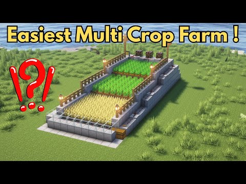 Auto Crop Farm Minecraft -  (Carrot, Potato, Wheat) Super Fast 1.21