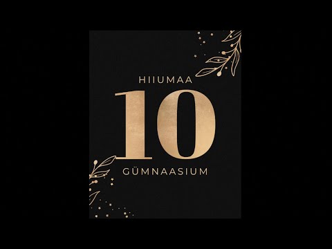 Hiiumaa Gümnaasiumi 10. sünnipäeva aktus