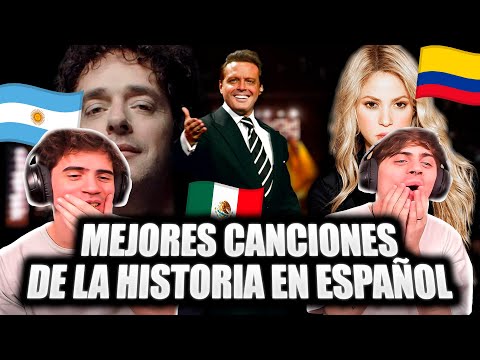 ARGENTINOS REACCIONAN A 200 CANCIONES ICONICAS DE LA HISTORIA EN ESPAÑOL 🔥😮