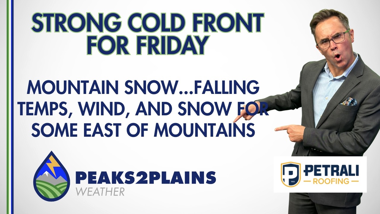 Strong cold front arrives Friday...