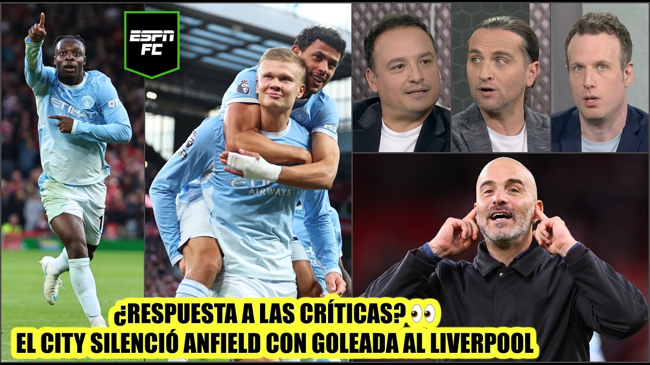 MANCHESTER CITY RESPONDE EN LA CANCHA con goleada al LIVERPOOL tras escándalo financiero | ESPN FC