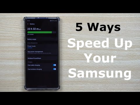 5 Ways To SPEED Up Your Samsung - Quicker, Faster & Stronger