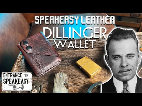 My NEW FAVORITE wallet from Speakeasy Leather: The Dillinger Minimalist Wallet! (EDC)