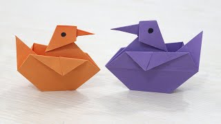 How to Make an Origami Duck out Paper - Cute Paper Duck