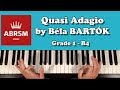 Quasi Adagio (no.3 from For Children, Vol. 1) by B. Bartók