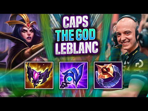 CAPS IS A GOD WITH LEBLANC! -G2 Caps Plays Leblanc Mid vs Malzahar! | Season 2022