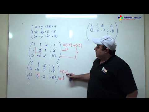 Resolução de exercícios por escalonamento