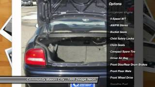 preview picture of video '1999 Dodge Neon Highline Review - Community Dodge - Mason City Iowa 50401'