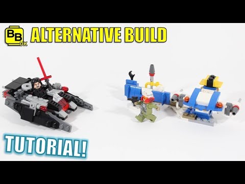 LEGO STAR WARS 75196 ALTERNATIVE BUILD KYLO REN'S TANK ATTACK! Video