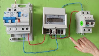 Branchement d'un  sous compteur électrique 💡⚡💡⚡ طريقة توصيل عداد الفرعي او المركور
