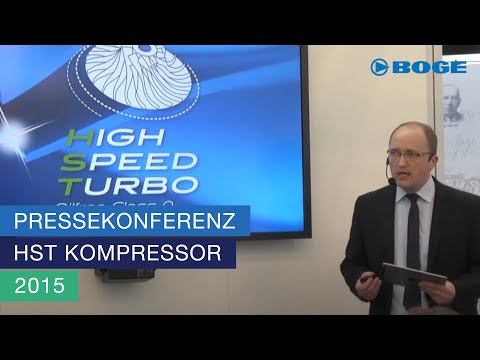 Pressekonferenz zum HST Kompressor (HMI 2015)