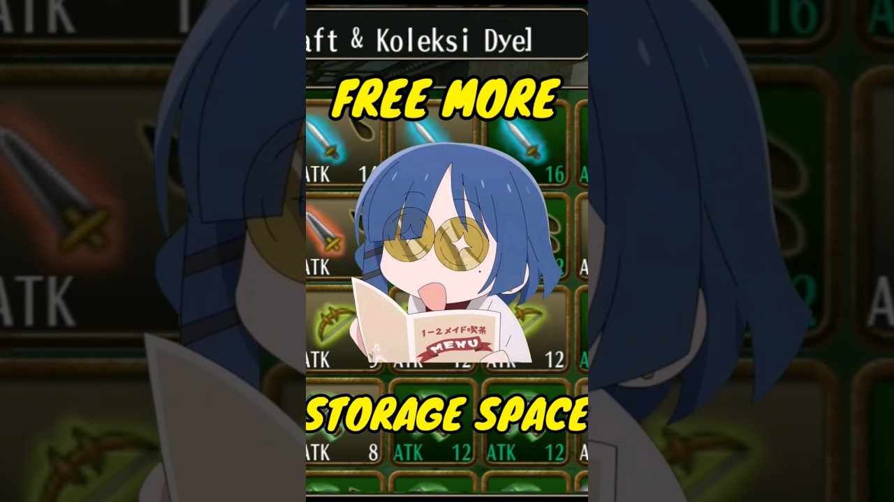 FREE UP MORE STORAGE !! New Color Saving Feature & Dyes Extractor #toramonline #asobimo