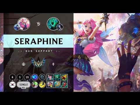 Seraphine Support vs Thresh - KR Challenger Patch 14.11