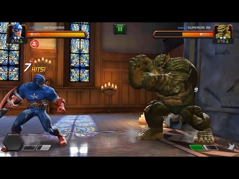 CAPTAIN AMERICA versus ABOMINATION | 1V1 FIGHT | MARVEL CONTEST OF CHAMPIONS