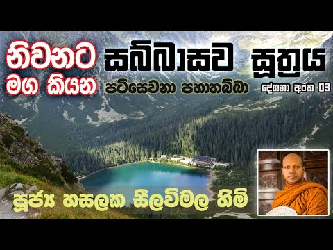නිවනට මග කියන සබ්බාසව සූත්‍රය 03 | Ven. Hasalaka Seelawimala Thero | පූජ්‍ය හසලක සීලවිමල හිමි