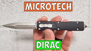 Microtech Dirac Double Edge Stonewash (225-10) - відео 2