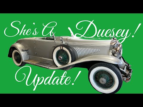 Auburn Cord Duesenberg Co. - The Amazing Duesenberg Barn Find Update and When you can see it!!