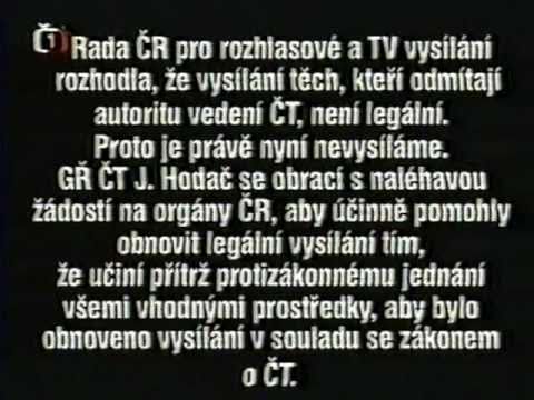 BOBOVIZE - Krize v ČT - 28. 12. 2000 - shrnutí událostí dne