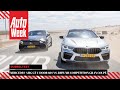 BMW M8 Competition Gran Coupé vs Mercedes-AMG GT 4-Door 63S - AutoWeek Dubbeltest - English subs
