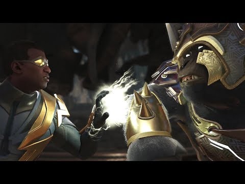 Injustice 2 : Black Lightning Vs Gorilla Grodd - All Intro/Outro, Clash Dialogues, Super Moves