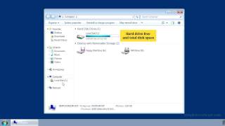 How to check disk space in Windows 7