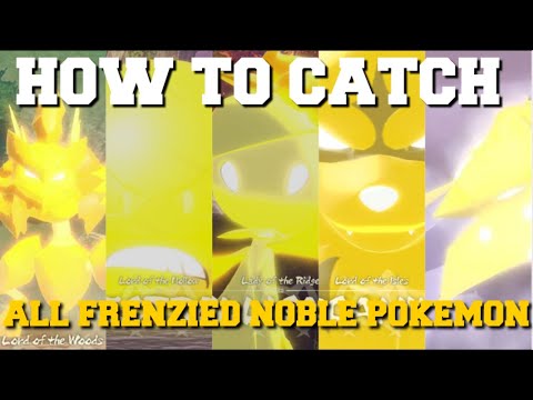 HOW TO CATCH ALL FRENZIED NOBLE POKEMON IN POKEMON LEGENDS ARCEUS(KLEAVOR,ARCANINE,ELECTRODE,AVALUG)