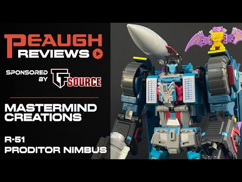 Video Review: Mastermind Creations Reformatted - R-51 PRODITOR NIMBUS