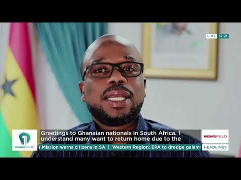 Ghana High Commission Urges Citizens in South Africa to Stay Indoors | Ghana News