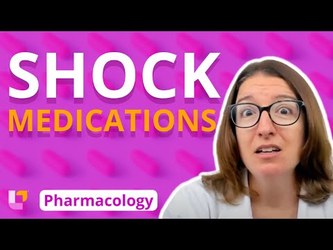 Shock Medications - Pharmacology (Pharm) - Cardiovascular System | @LevelUpRN