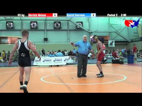 Derrick Nelson vs. Garret Garness at 2013 ASICS University Nationals - FS