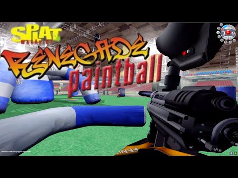 Splat Magazine Renegade Paintball Multiplayer Gameplay (Arcade)