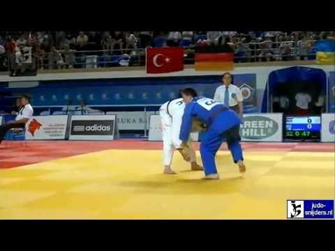 Judo 2012 European Championship Cadets Bar: Kodzoev (RUS) - Zadro (BIH) [-66kg] semi-final