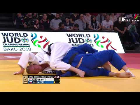 Bronze 81 kg De Wit Frank NED Musil Jaromír CZE