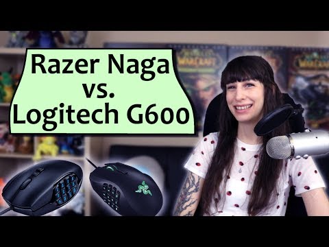Razer Naga vs Logitech G600 - MMO Gaming Mice Comparison and Review