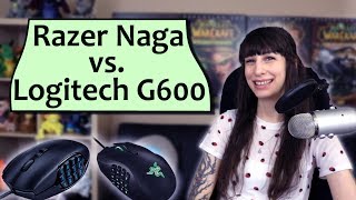 Video thumbnail for Razer Naga vs Logitech G600 - MMO Gaming Mice Comparison and Review by Hazelnuttygames