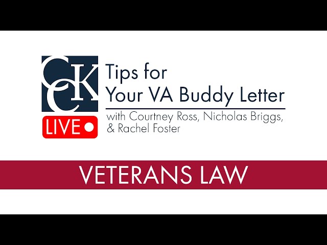 VA Buddy Letter Tips with Buddy Statement Examples