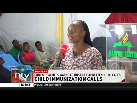 PS Mary Muthoni urges parents to immunize children against deadly diseases