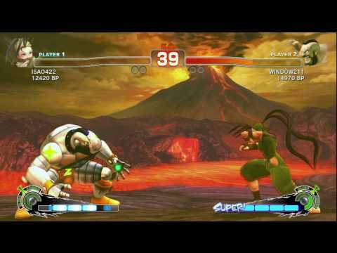 SSF4 - ISAO422 (Ibuki) VS. WINDOW211 (Zangief)