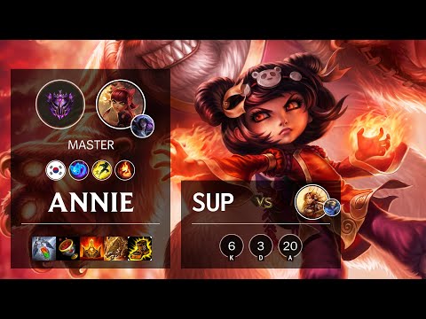Annie Support vs Leona - KR Master Patch 10.22