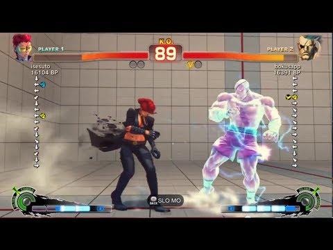 Bonchan [Sagat] vs isesuto [Viper] SSF4 Japanese Online Ranked Matches - TRUE-HD