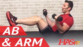 15 Min Shredding Ab and Arm Workout - Abs and Arms Workout - Ab Exercises & Arm Exercises