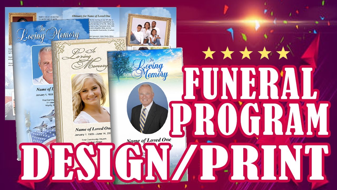 Funeral Program Printing Service Video by The Funeral Program Site